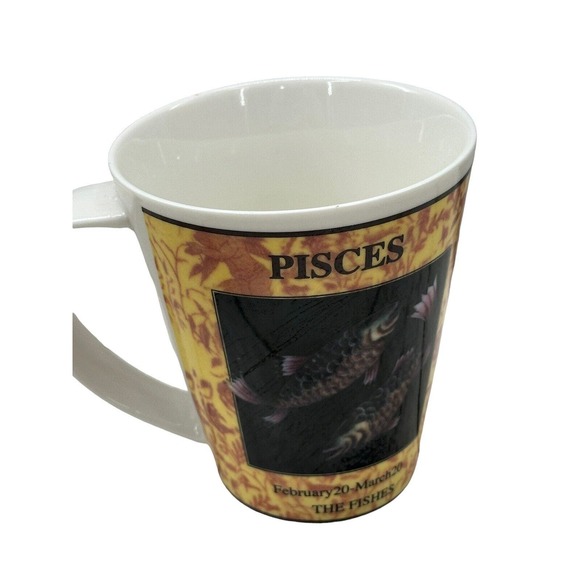 PISCES Tall Zodiac What's Your Sign Mug Large Coffee Cup Astrology Birthday Gift - Picture 5 of 10